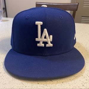 Los Angeles Dodgers New Era 59fifty Fitted Hat Cap Size 7 1/4 (57.7cm)